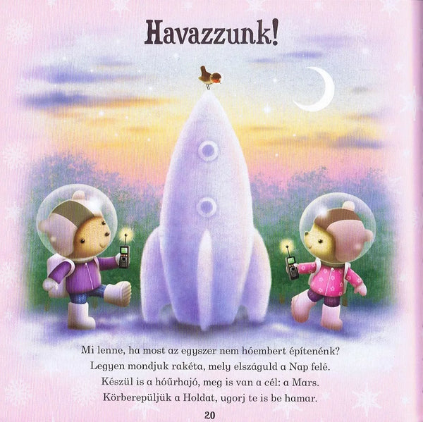 Hóember a baràtom mesekönyv