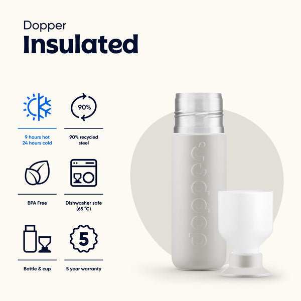 DOPPER termosz 350 ml Gentle Grey