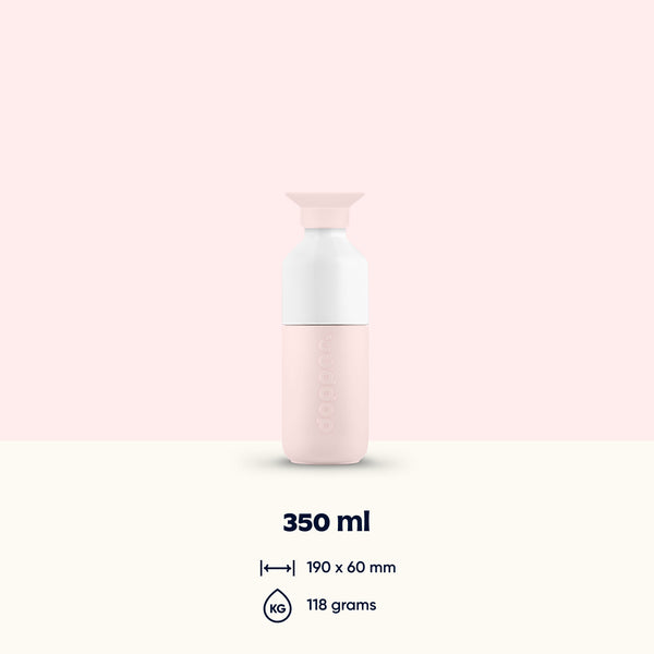 DOPPER rozsdamentes acélkulacs 350 ml Soft Pink