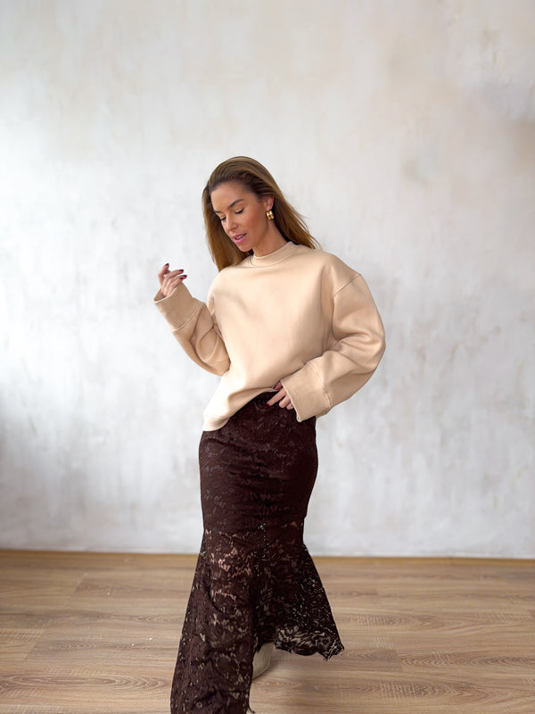 Wang oversize pulóver prémium