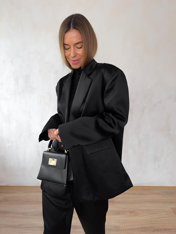 Nero blézer prémium