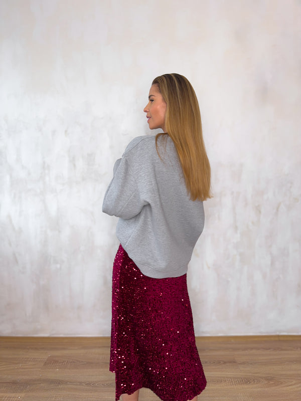 Wang oversize pulóver prémium