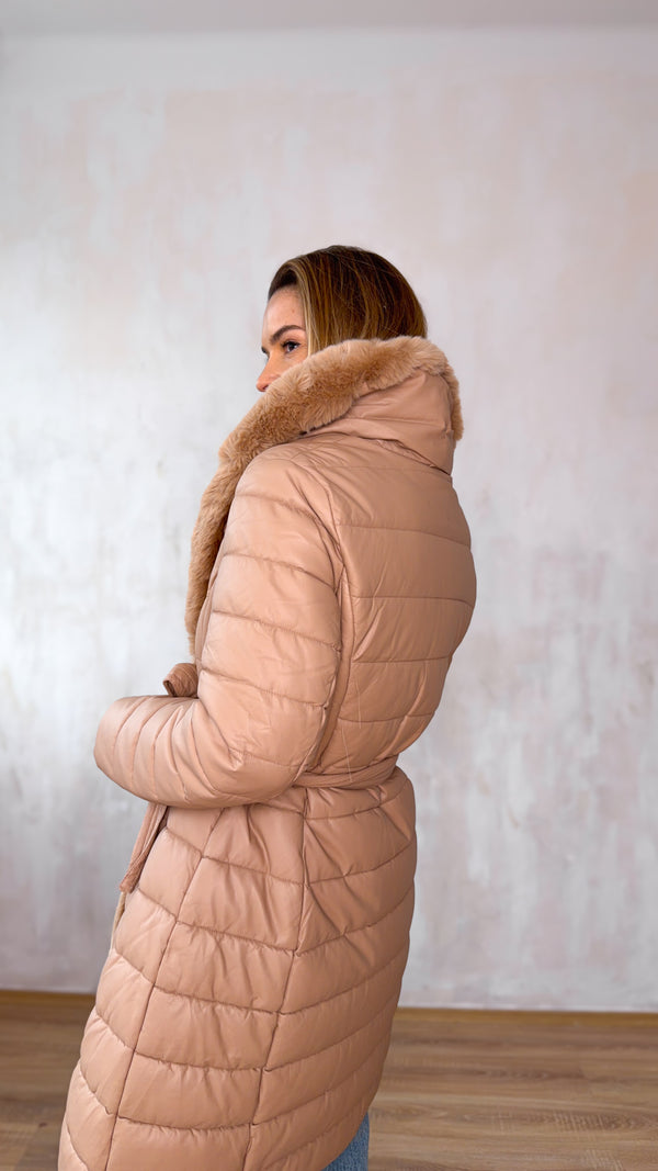 North Pole bőrhatású kabát