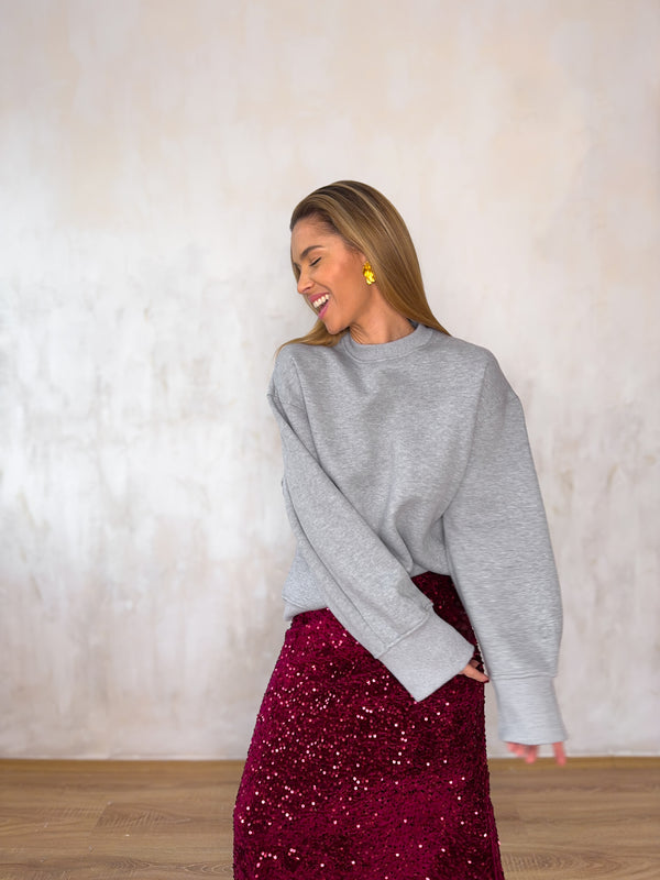 Wang oversize pulóver prémium