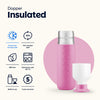 DOPPER termosz 350 ml Pelican Pink