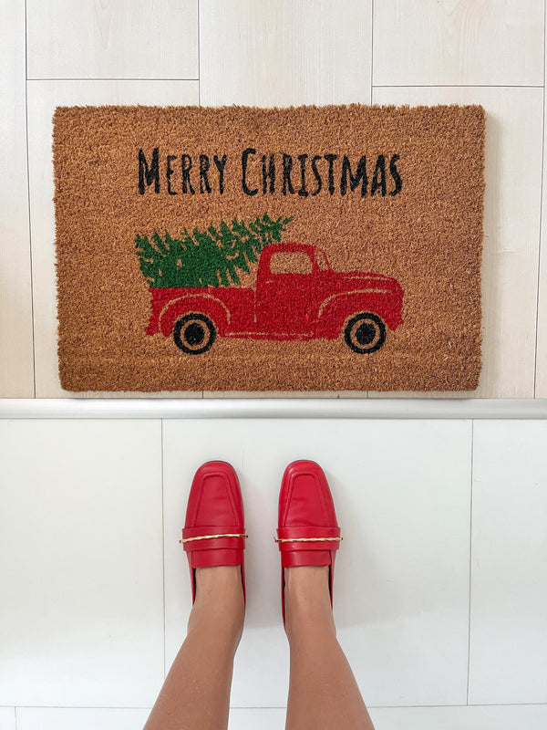 Merry Christmaslábtörlő