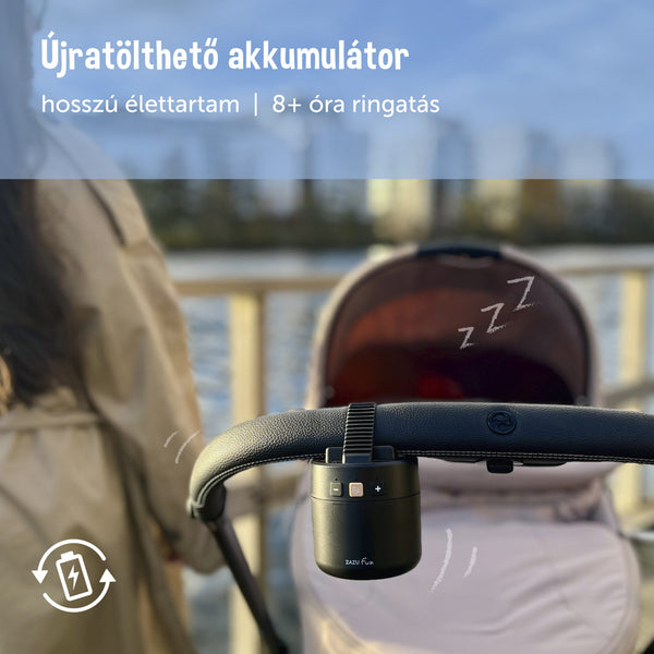 Zazu – ROXY babakocsi-ringató sírásérzékelővel
