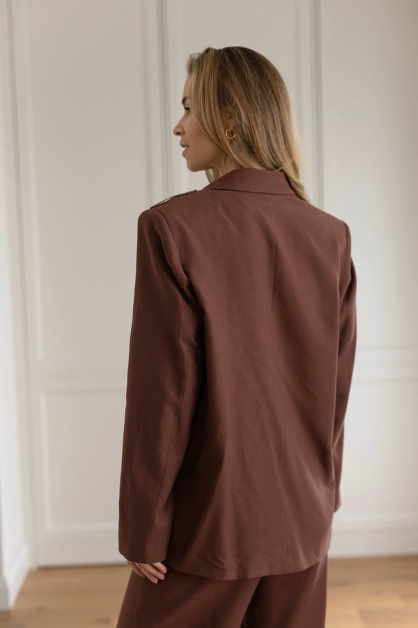 Palm Beach hímzett blézer prémium