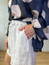 Lino lenvászon short