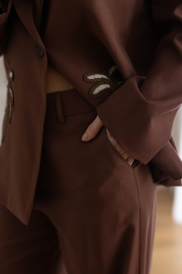 Palm Beach hímzett blézer prémium