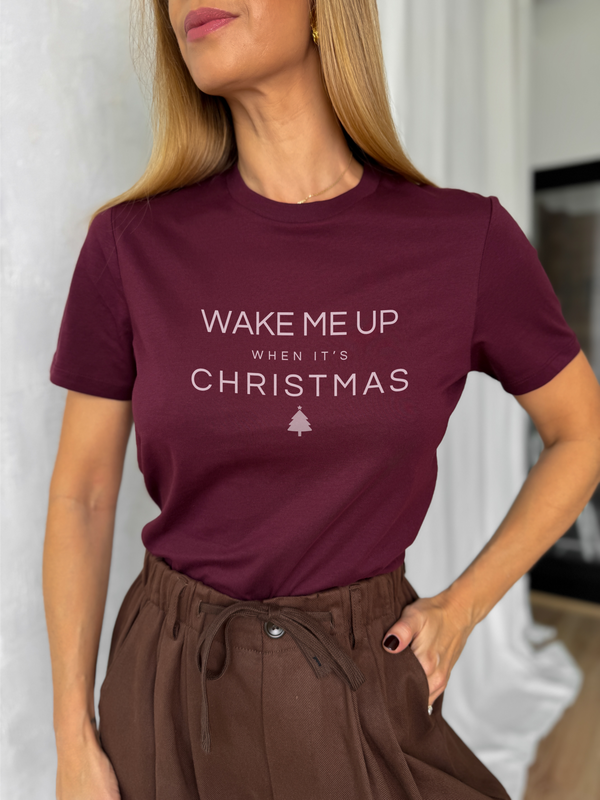 Wake me up when it's christmas - DSGN Póló